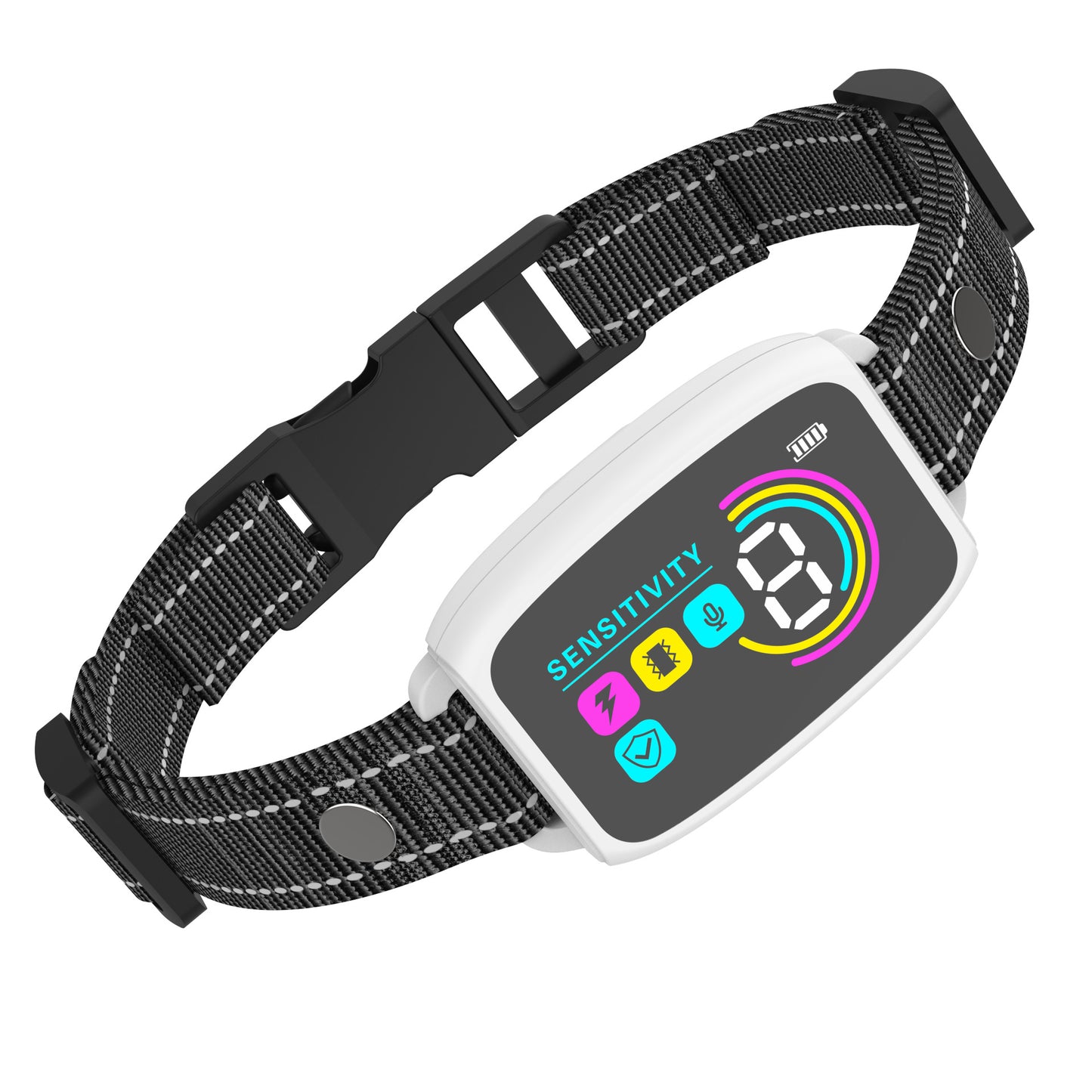 Smart Anti-Bark Dog Collar | AI-Powered, Rechargeable & Waterproof (IP67)