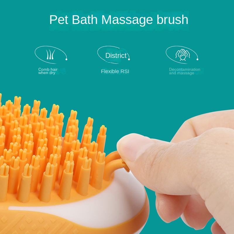 2-in-1 Pet Bath & Massage Brush — Bath Time, But Make It Fun