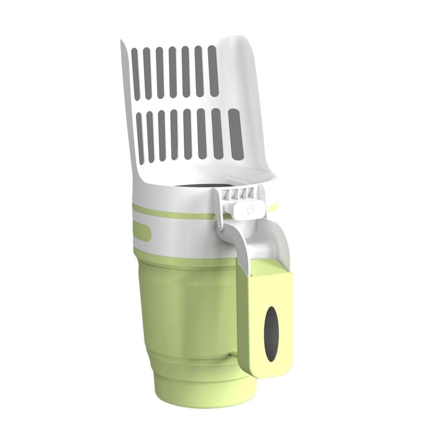 2-in-1 Cat Litter Scoop with Refill Bags | Self-Cleaning Waste Bin System