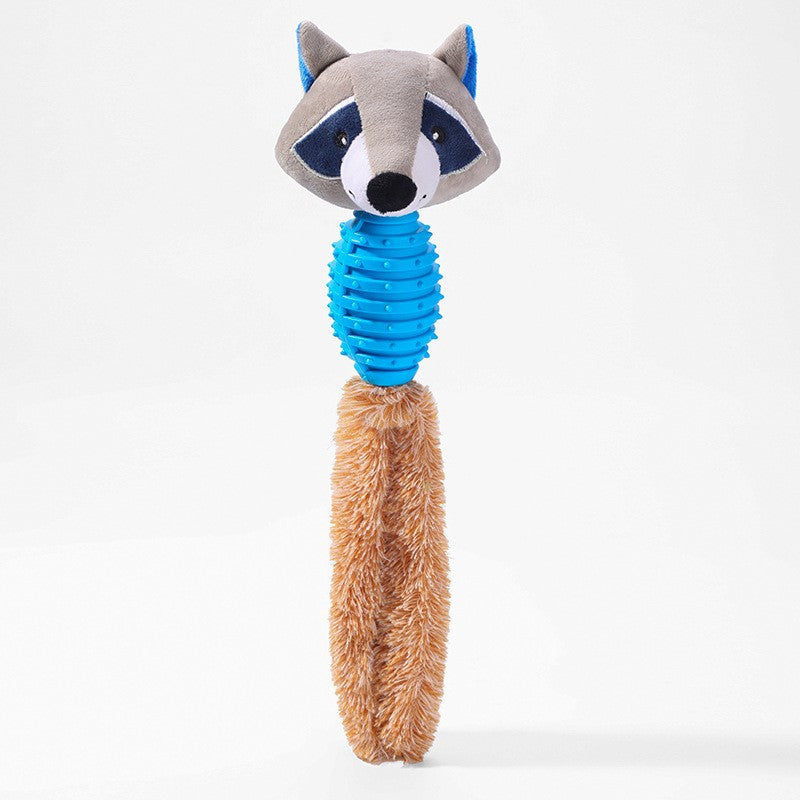 Plush Animal Pet Toy – Squeaky & Bite-Resistant