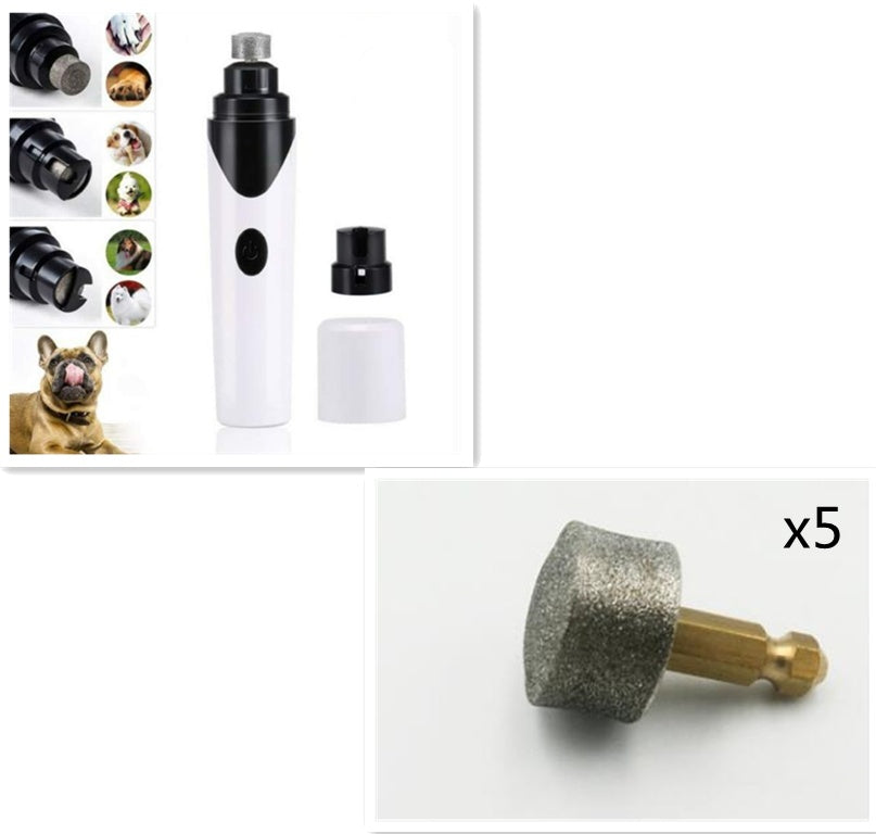 Pet Nail Grinder – Quiet Electric Trimmer for Dogs, Cats & Small Animals
