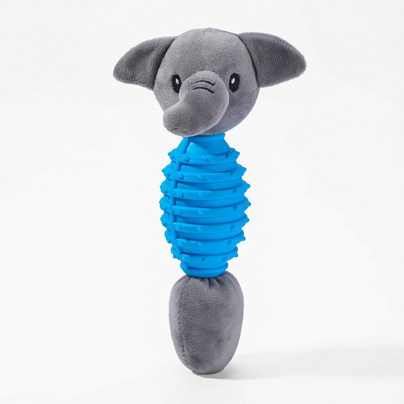 Plush Animal Pet Toy – Squeaky & Bite-Resistant