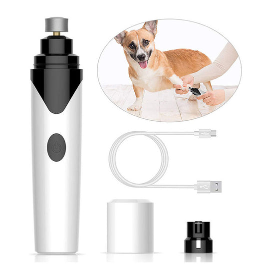 Pet Nail Grinder – Quiet Electric Trimmer for Dogs, Cats & Small Animals