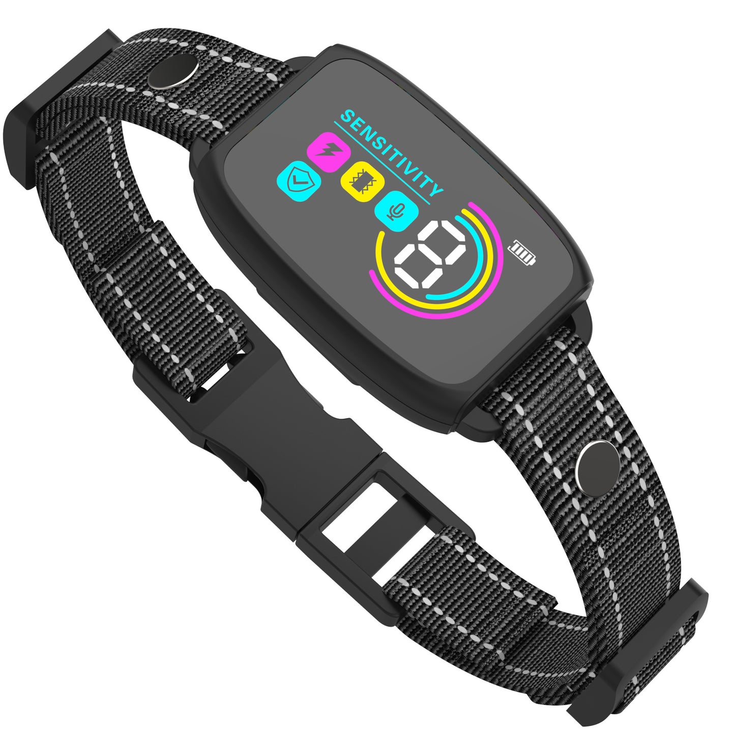Smart Anti-Bark Dog Collar | AI-Powered, Rechargeable & Waterproof (IP67)