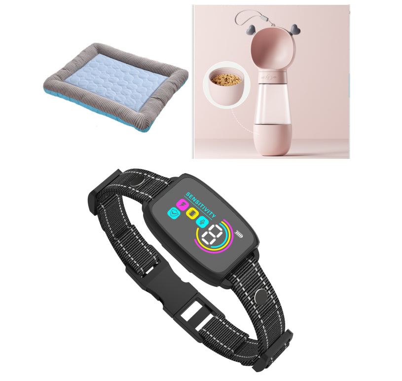 Smart Anti-Bark Dog Collar | AI-Powered, Rechargeable & Waterproof (IP67)