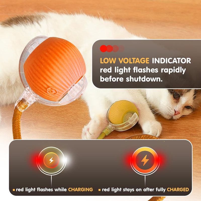 Smart Interactive Rolling Ball for Cats & Dogs