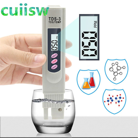 Tester Drinking Water Quality Analyzer 2-in-1 PPM Water TDS Meter